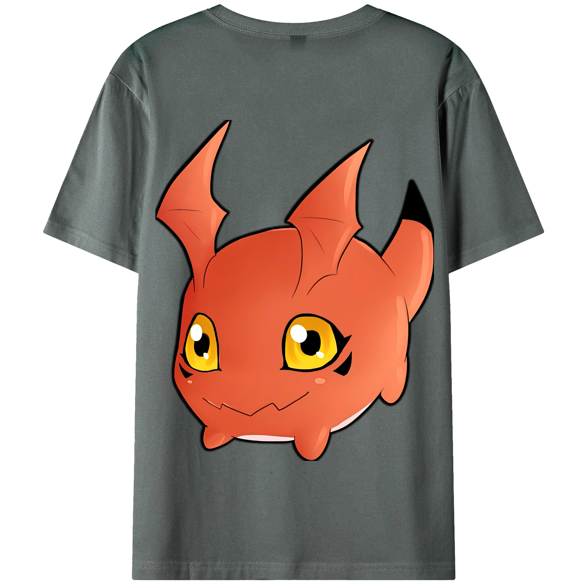 （画像用） Digimon デジタルモンスター/デジモン 綿100％半袖Tシャツ（背面プリント）